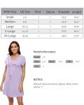 Cozy Short Sleeve Bamboo Nightgown for Women
