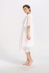 Victorian Retro White Nightgown for Women