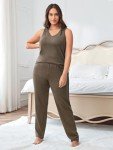 Plus Size 3-Piece Cardigan and Pants Set
