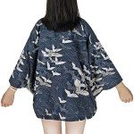 Blue Crane Kimono Cardigan for Women