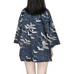 Blue Crane Kimono Cardigan for Women