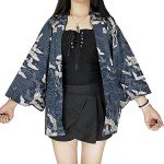 Blue Crane Kimono Cardigan for Women