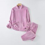 Cozy Women's Flannel Pajama Set with Cardigan