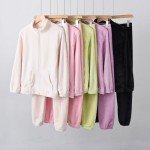 Cozy Women's Flannel Pajama Set with Cardigan