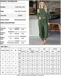 3-Piece Women's Knit Lounge Set - Army Green