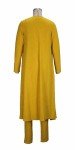 BDAILKA Yellow 3-Piece Women's Lounge Set