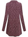 Cute Open Front High-Low Knit Cardigan for Women