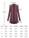 Cute Open Front High-Low Knit Cardigan for Women