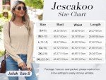 Jescakoo Womens Fall Clothing Trendy 2024 Fall Fashion Long Sleeve Tops Casual Pleated Tunic Dressy Blouses Caramel Orange M
