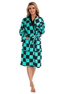 Demon Slayer Flannel Kimono Bathrobe for Everyone