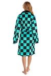 Demon Slayer Flannel Kimono Bathrobe for Everyone