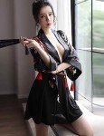 Women's Sexy Kimono Skirt with Belt