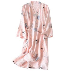 Stylish Japanese Kimono Pajamas for Women - M