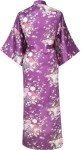 Floral Kimono Robe - Light Green for Women