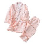 Cozy Japanese Kimono Nightgown for Women
