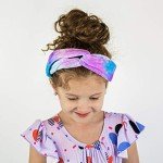 Tie Dye Headbands for Girls - 4 Pack
