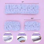 FROG SAC Puffy Spa Headband & Wristbands Set