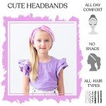Tie Dye Headbands for Girls - 4 Pack