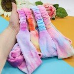 Tie Dye Headbands for Girls - 4 Pack