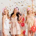 24 Pcs Plush Spa Headbands & Eye Masks Set