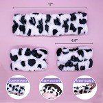 FROG SAC Cow Spa Headband and Wristbands Set