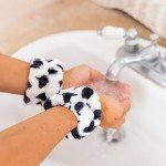 FROG SAC Cow Spa Headband and Wristbands Set