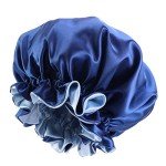 Sapphire Satin Bonnet for Women – Day & Night