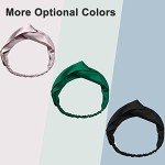 Silk Hair Wrap Headband for Women - Black