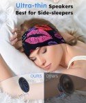 Bluetooth Sleep Headphones Eye Mask for Women