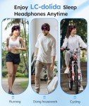 Bluetooth Sleep Headphones Eye Mask for Women
