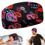 Bluetooth Sleep Headphones Eye Mask for Women