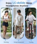 Bluetooth Sleep Headphones Eye Mask for Women