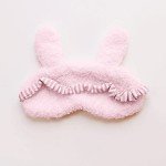 Cute Rabbit Plush Eye Mask for Sleep & Travel