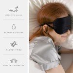 Silk Sleep Mask for Travel - Hypoallergenic Red