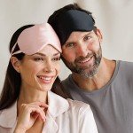 Silk Sleep Mask for Travel - Hypoallergenic Red