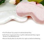 Rose Gold Wifey Sleep Mask for Brides