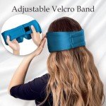Mulberry Silk Sleep Mask with Adjustable Headband - Peacock Blue