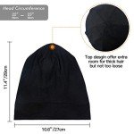 Adjustable Satin Lined Sleep Cap for Curly Hair