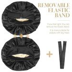 Reversible Satin Sleep Bonnet for Curly Hair