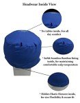 Soft Bamboo Sleep Cap for Women – Blue