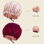 Leopard Print Silk Satin Hair Bonnet for Women