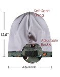 Adjustable Satin Sleep Caps for Braids & Curls