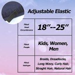 Adjustable Satin Sleep Caps for Braids & Curls