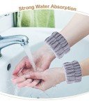 6-Pack Microfiber Headbands & Wristbands for Spa