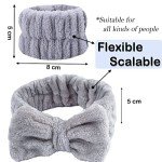 6-Pack Microfiber Headbands & Wristbands for Spa