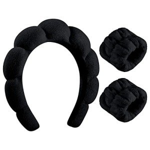 Spa Headband and Wristband Set for Women