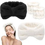 4 Pcs Spa Headband and Wristband Set