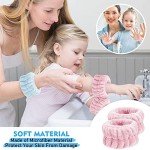 5 Pairs Absorbent Wrist Towels for Spa Use
