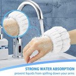 5 Pairs Absorbent Wrist Towels for Spa Use