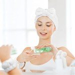 4 Pcs Spa Headband and Wristband Set